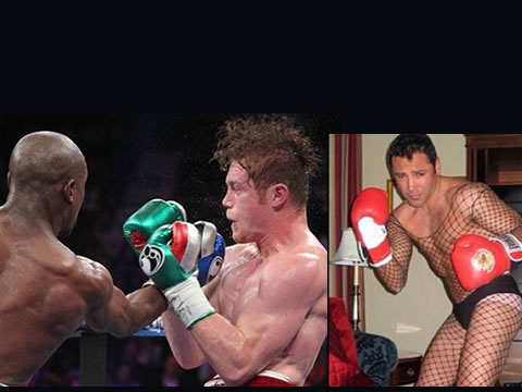 Floyd Mayweather atacó en las redes a Canelo y a De la Hoya!