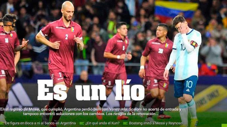 La prensa internacional acribilla sin piedad a la Argentina de Leo Messi