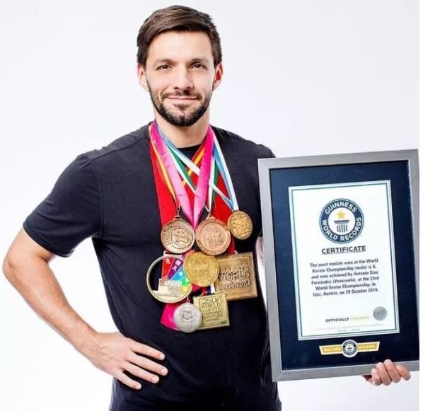 karateca venezolano Antonio Díaz