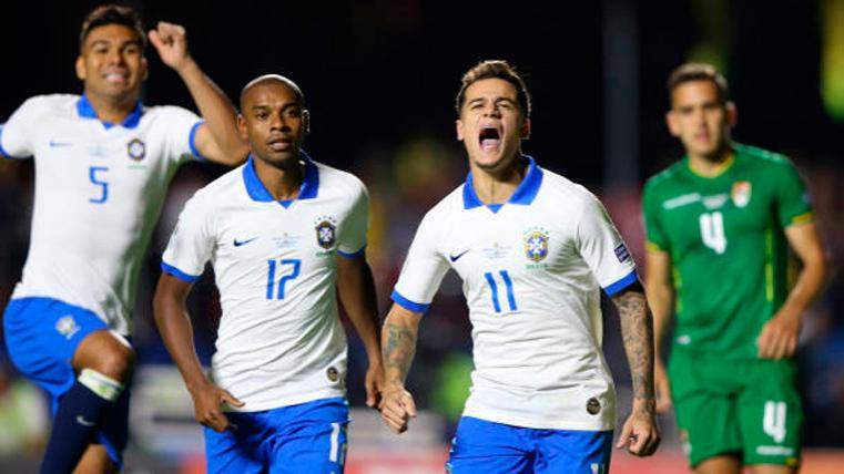 Brasil goleó a Bolivia en el juego inaugural de la Copa América