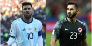 Arquero chileno contra Messi: "Tienen dos copas del mundo: una en dictadura y otra con un gol con la mano"