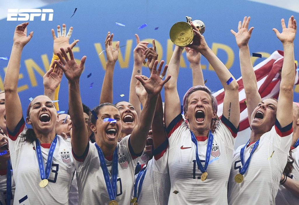 Estados Unidos logra su cuarto título mundial de fútbol femenino