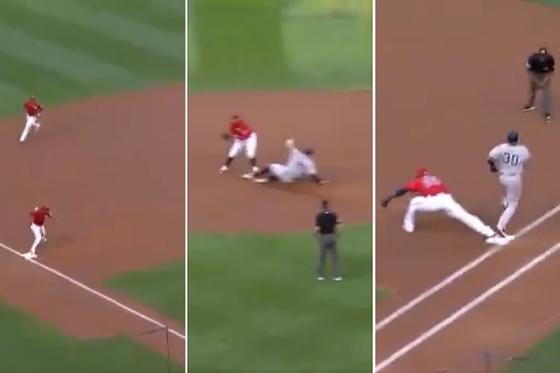 El espectacular triple play que le hicieron los Mellizos a los Yanquis y se volvió viral