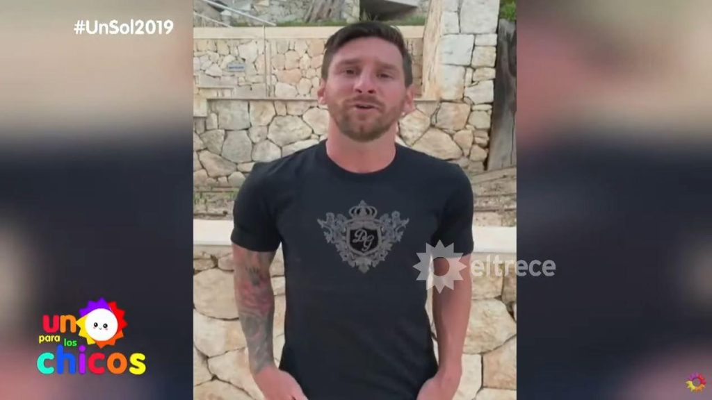 La millonaria donación de Leo Messi en "Un Sol para los Chicos"