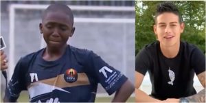 El mensaje de James a niño antioqueño que conmovió a Colombia