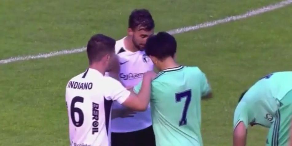 Kubo protagonizó candente pelea entre jugadores del Real Madrid Castilla y Burgos