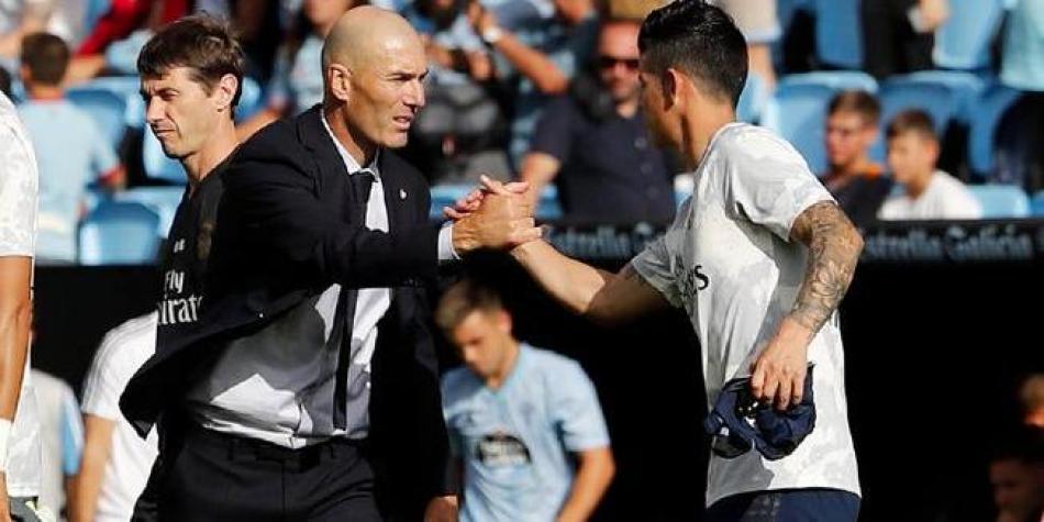 James se quedaría en Real Madrid: reconciliación a la vista con Zinedine Zidane