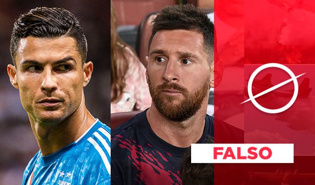 Virales de CR7 y Messi contratando aviones a favor de la Amazonía son falsos