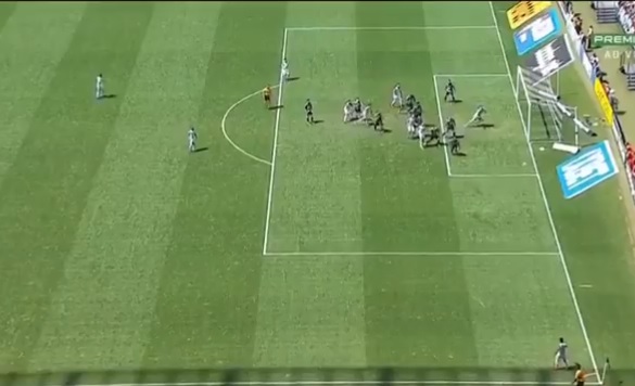 Tremendo golazo olímpico en el último minuto en Brasil
