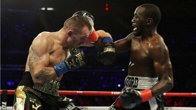 Boxeo: Terence Crawford aniquila a Kavaliauskas