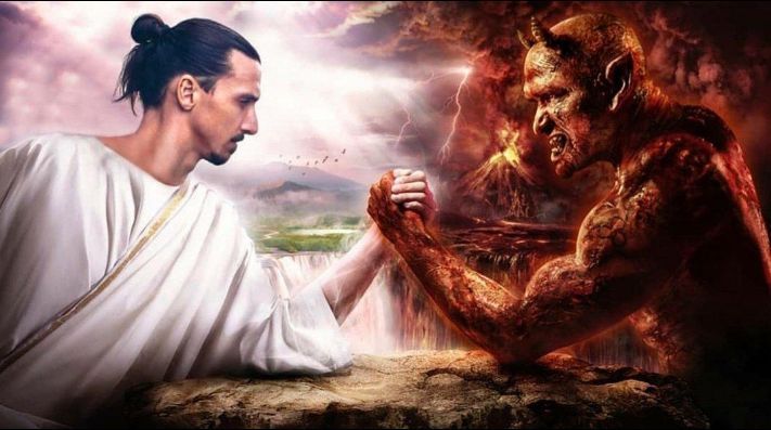 La imgen que posteó Ibrahimovic para anunciar su regreso al Milan