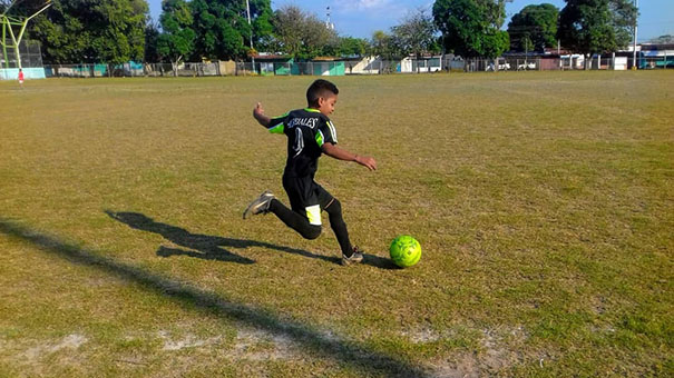 Foto/La Nación- Daniel Kalet Narváez despunta como uno de los futuros artilleros de la selección Vinotinto.
