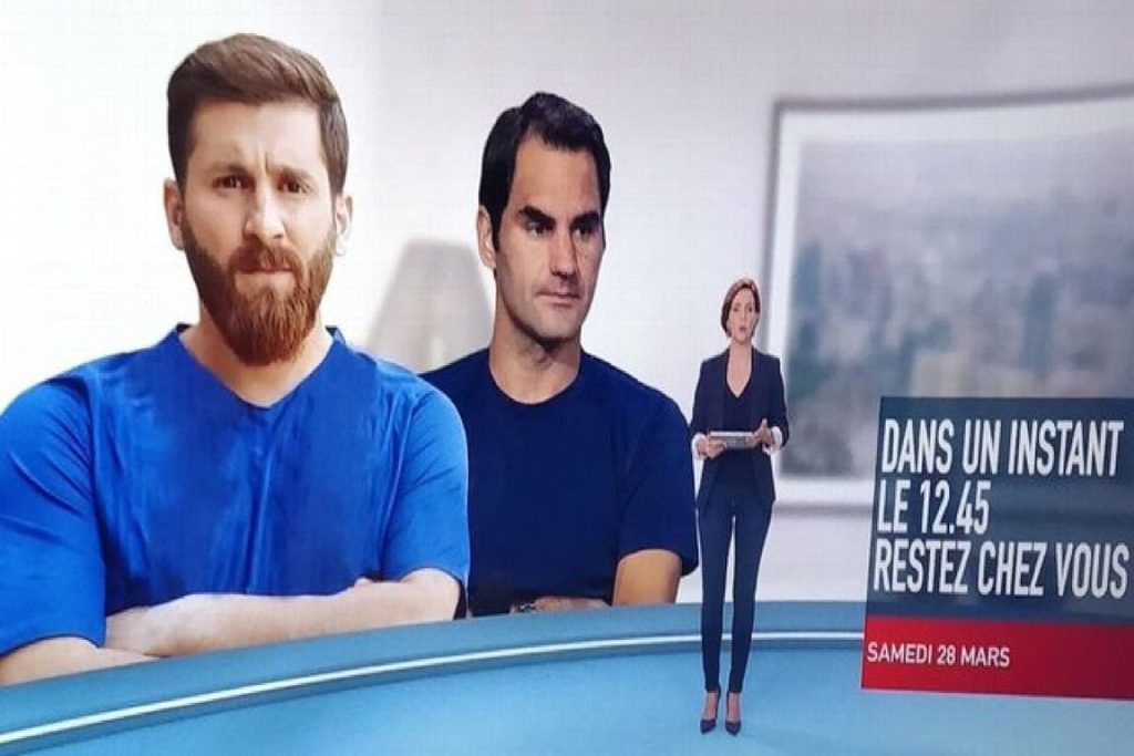 Coronavirus: el blooper de la TV francesa con Messi que se hizo viral en redes y despertó las burlas