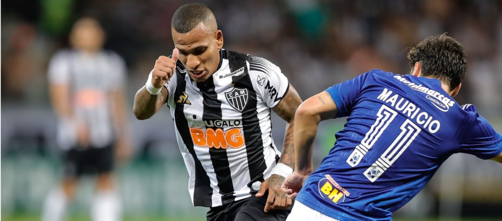 Otero hizo el gol del triunfo de Atlético Mineiro en el clásico ante Cruzeiro