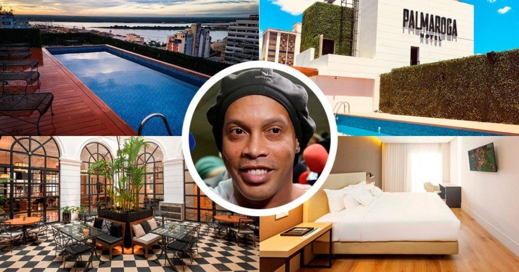 El hotel de lujo en Paraguay donde Ronaldinho y su hermano cumplen prisión domiciliaria