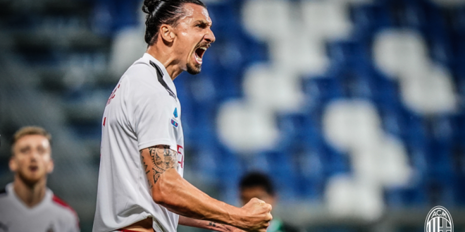 Volvió el genio: doblete de Zlatan y victoria de Milan sobre Sassuolo