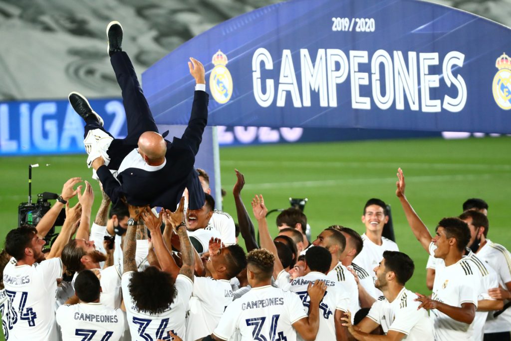 Zidane: “Ganar LaLiga es la hostia”