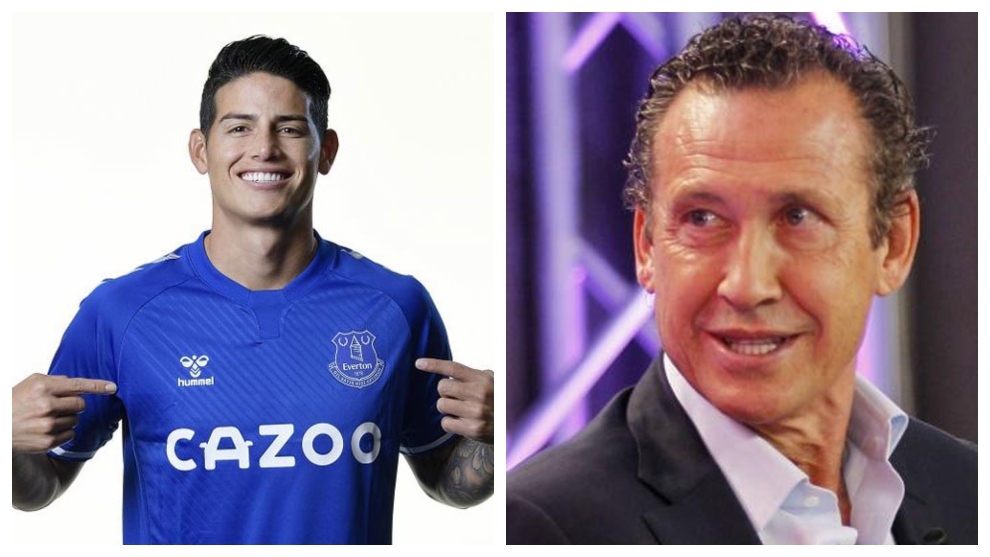 Valdano: "James no va al Everton, fue al Ancelotti Club de Fútbol"