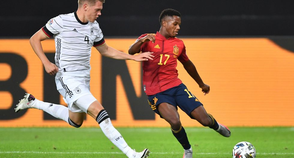 Ansu Fati debutó con su selección antes de la mayoría de edad