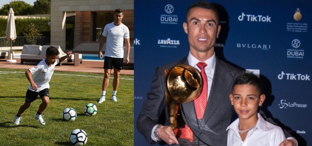 Que dijo CR7 de su hijo Cristiano Júnior sobre el potencial para convertirse en un futbolista top