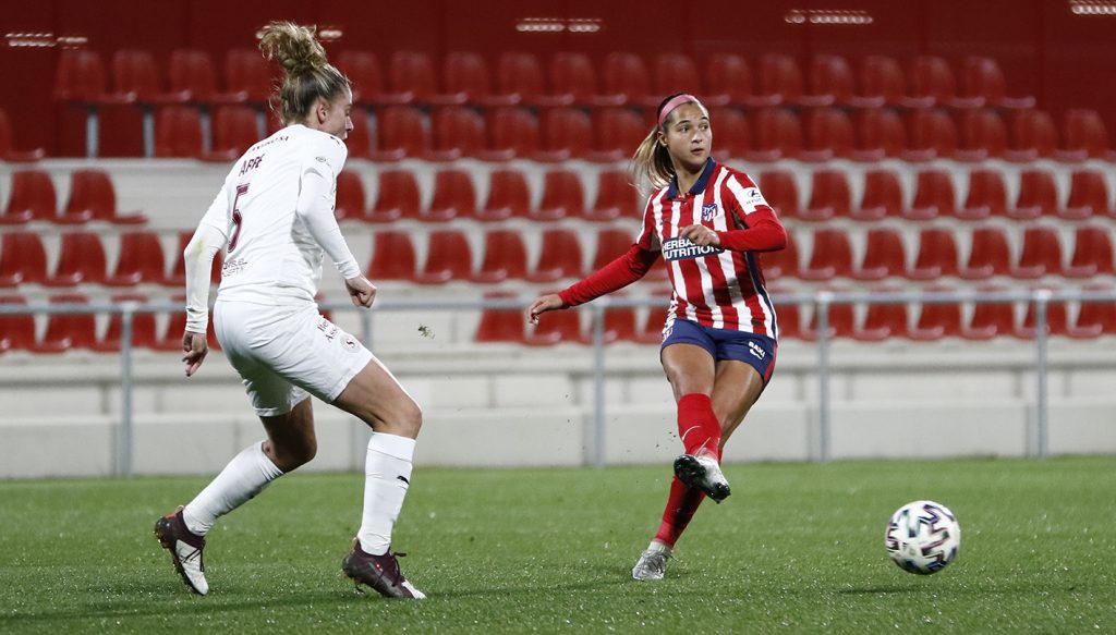 Deyna Castellanos volvió a marcar y asistir en la goleada del Atlético en Champions