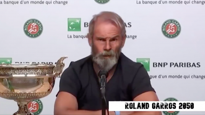 La entrevista viral a Rafa Nadal en 2050 al ganar su 38º Roland Garros con 64 años