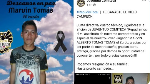 Hallan calcinado a futbolista guatemalteco en Tamaulipas