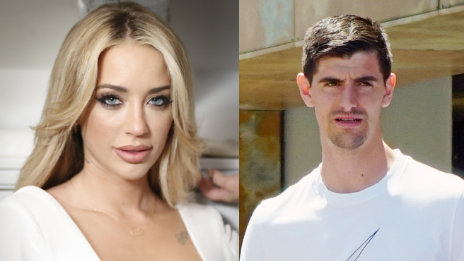 Mayka, muy enfadada, niega su relación con el futbolista Thibaut Courtois: "No conozco a ese señor"