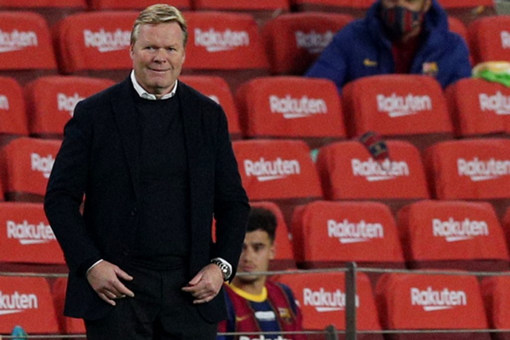 Koeman: «Menos mal que tenemos a Messi»
