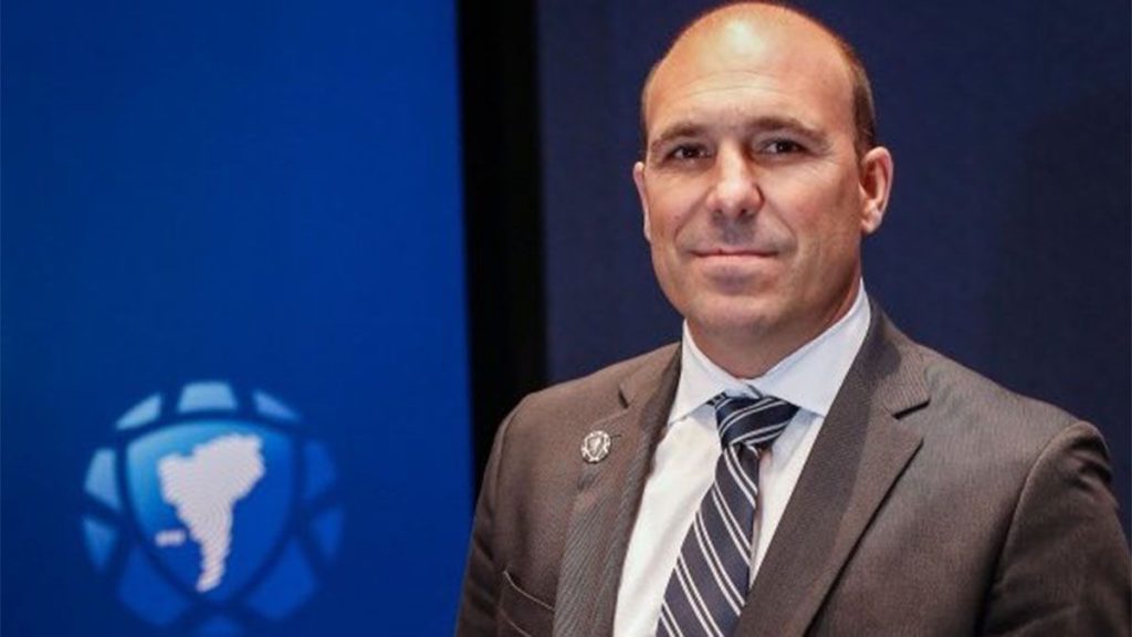 El exfutbolista Gonzalo Belloso, actualmente Director de Desarrollo de la Conmebol