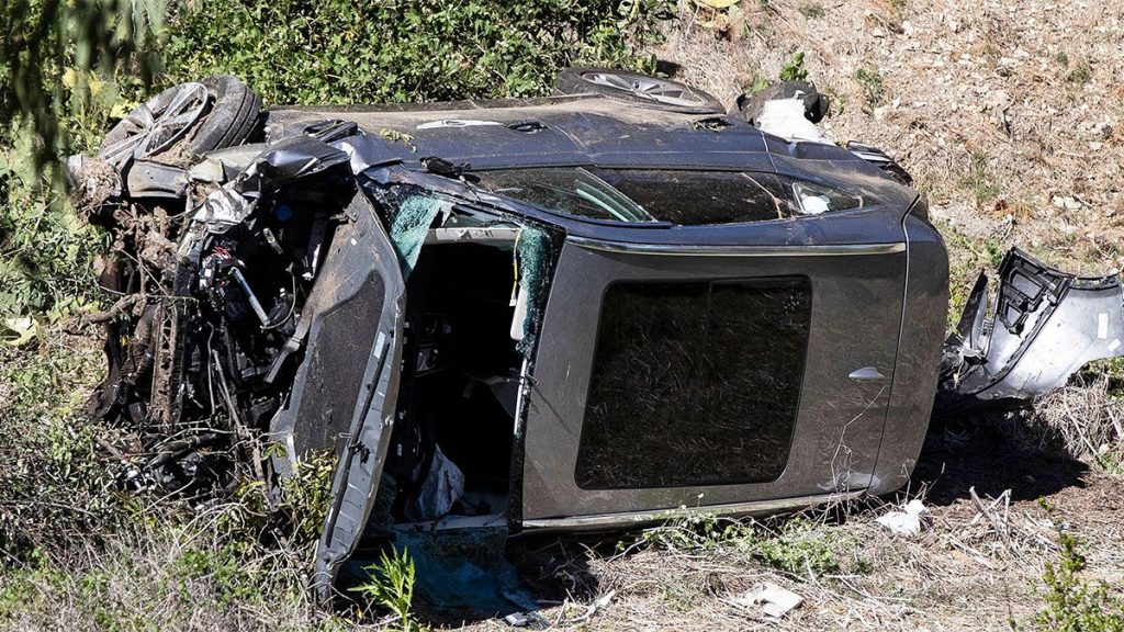 Revelan detalles del terrible accidente de Tiger Woods