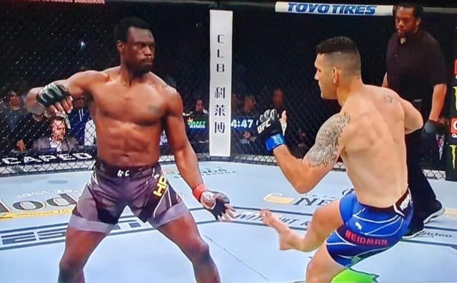 La escalofriante lesión de Chris Weidman: pegó una patada y sufrió una fractura