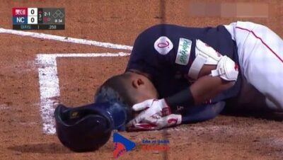 El venezolano Dixon Machado recibió pelotazo en la cabeza a 145 kilómetros por hora