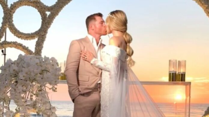 Filtran imágenes de la boda de Saúl “Canelo” Álvarez y Fernanda Gómez