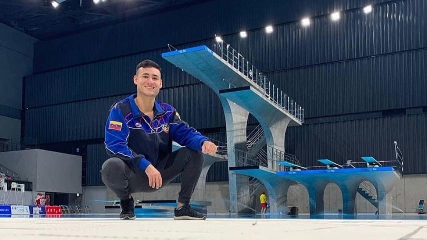 El venezolano Oscar Ariza dio el salto a Tokio