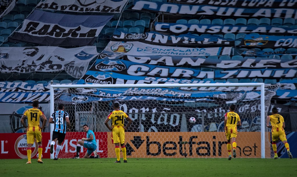 Gremio masacró 8-0 a Aragua en la Copa Sudamericana
