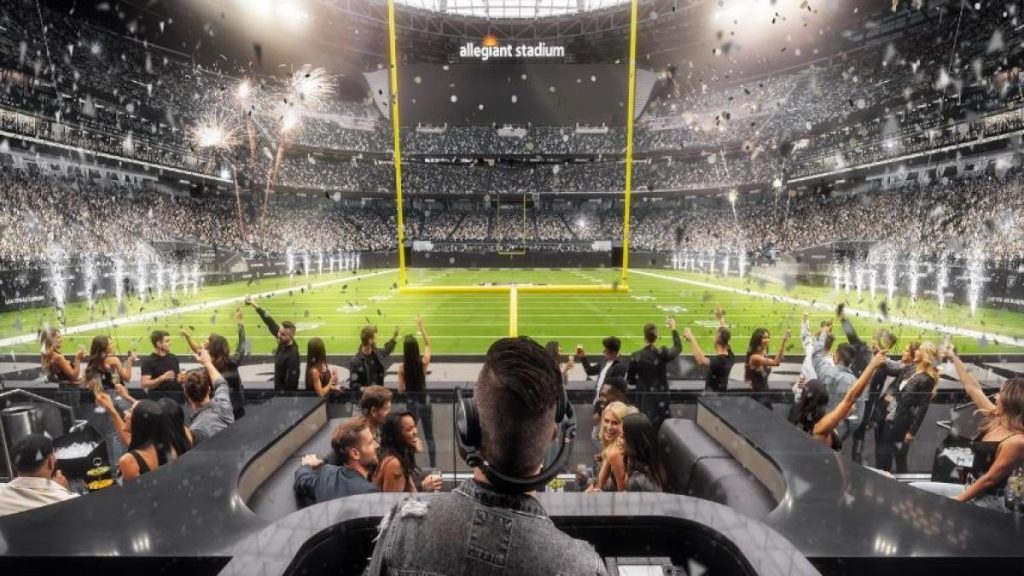 Las Vegas Raiders de la NFL tendrán una discoteca a pie de campo durante sus partidos como locales