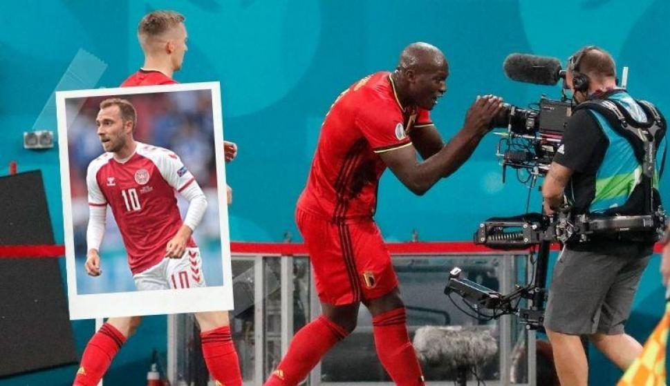 "¡Chris, mantente fuerte, te amo!": el festejo de Lukaku dedicado a Eriksen