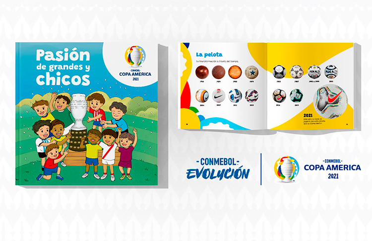 Copa América lanza libro ilustrado para los más chicos