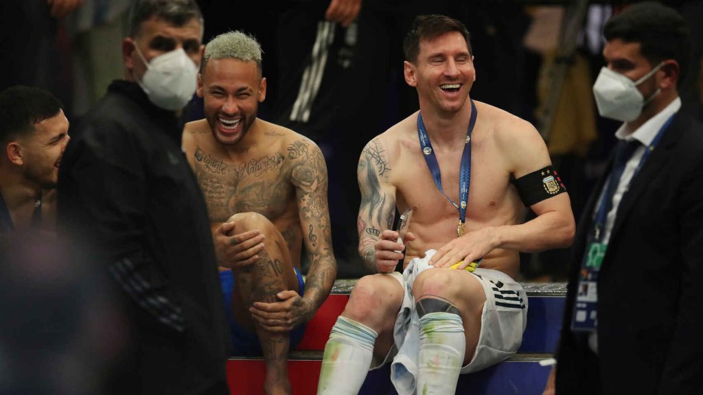 Esto fue lo que hablaron Messi y Neymar tras la final de la Copa América