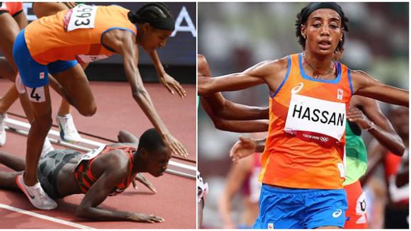 Sifan Hassan: Atleta que sé cayo, remonto y gano los 1500 metros femeninos en Tokio 2020