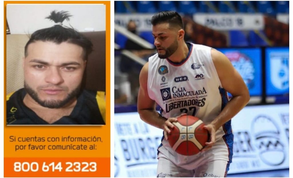 Desapareció un jugador profesional de baloncesto en una zona de carteles en México