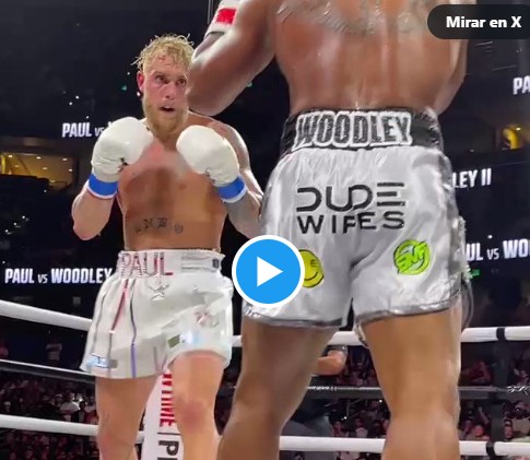 Espeluznante KO de Jake Paul al excampeón de la UFC Tyron Woodley