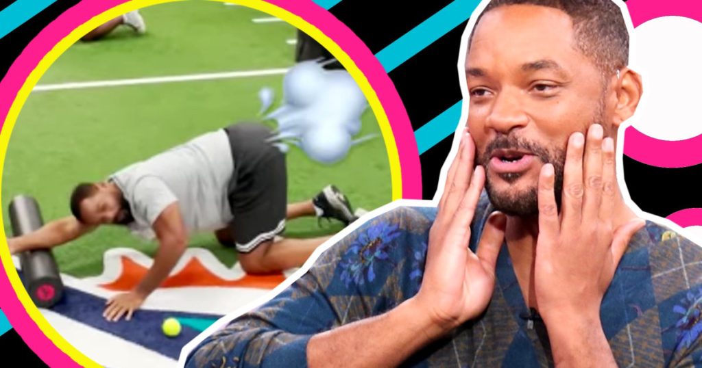 A Will Smith se le escapa una flatulencia frente a jugadores de la NFL