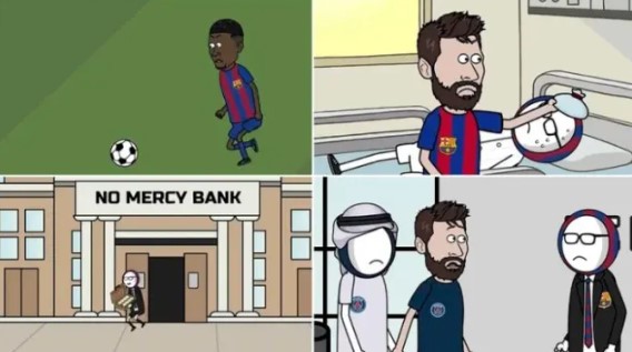 El video que resumió el colapso del Barcelona en tres minutos