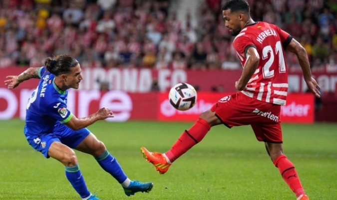Yangel Herrera se luce con una asistencia en la goleada del Girona