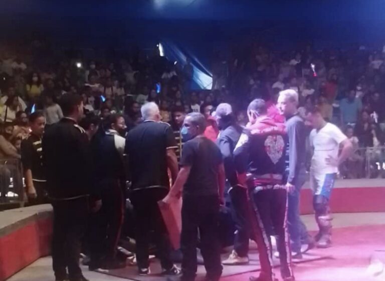 Trapecista de El Circo de México en Caracas tuvo un accidente en pleno acto