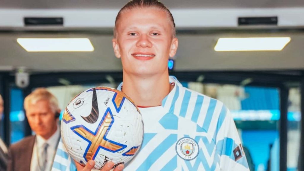 Haaland destroza récords en la Premier con su segundo triplete consecutivo