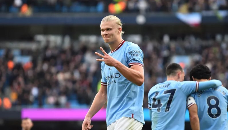 Haaland impresiona en City: lleva más goles que 14 clubes de Premier