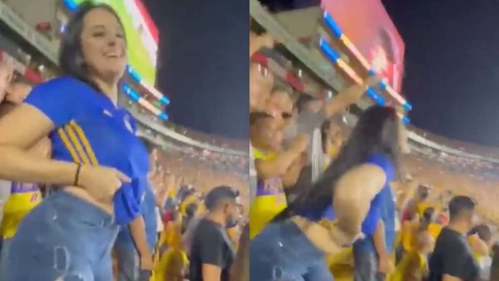 Cuenta de OnlyFans de mujer que mostró sus senos en partido de fútbol se dispara